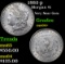 1882-p Morgan Dollar $1 Grades Choice+ Unc