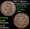 1833 Cohen-1 Classic Head half cent 1/2c Grades Choice AU/BU Slider