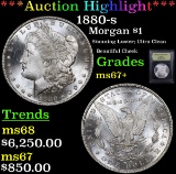 ***Auction Highlight*** 1880-s Morgan Dollar $1 Graded Gem++ Unc By USCG (fc)