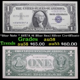 *Star Note * 1957A $1 Blue Seal Silver Certificate Grades Choice AU/BU Slider