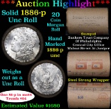 ***Auction Highlight*** 1886-p Uncirculated Morgan Dollar Shotgun Roll (fc)