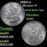 1880-o Morgan Dollar $1 Grades Select Unc