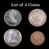 Group of 4 Foreign Coins