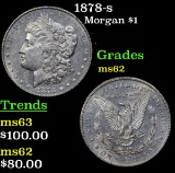 1878-s Morgan Dollar $1 Grades Select Unc