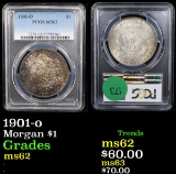 PCGS 1901-o Morgan Dollar $1 Graded ms62 By PCGS