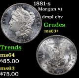 1881-s Morgan Dollar $1 Grades Select+ Unc