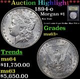 ***Auction Highlight*** 1894-o Morgan Dollar $1 Graded Select+ Unc By USCG (fc)