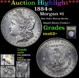 ***Auction Highlight*** 1884-s Morgan Dollar $1 Graded Select Unc By USCG (fc)