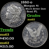 1880-o Morgan Dollar $1 Grades Select Unc