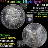 *Highlight Of Entire Auction* 1900-o Morgan Dollar $1 Graded GEM+ DMPL By USCG (fc)