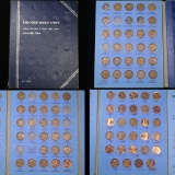 Near Complete Lincoln Cent Book 1941-1975 80 Coins Grades