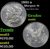 1891-s Morgan Dollar $1 Grades Select Unc