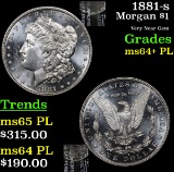 1881-s Morgan Dollar $1 Grades Choice Unc+ PL