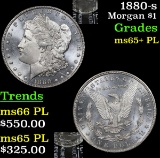 1880-s Morgan Dollar $1 Grades GEM+ PL