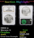 ***Auction Highlight*** NGC 1902-o Morgan Dollar $1 Graded ms65 By NGC (fc)