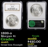 NGC 1899-o Morgan Dollar $1 Graded ms65 By NGC