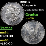 1890-s Morgan Dollar $1 Grades Select+ Unc