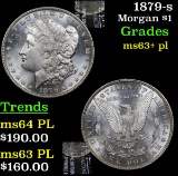 1879-s Morgan Dollar $1 Grades Select Unc+ PL