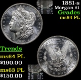 1881-s Morgan Dollar $1 Grades Choice Unc PL