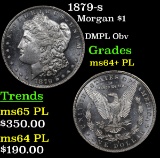 1879-s Morgan Dollar $1 Grades Choice Unc+ PL