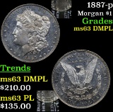 1887-p Morgan Dollar $1 Grades Select Unc DMPL