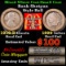 Mixed small cents 1c orig shotgun roll, 1916-d Wheat Cent, 1899 Indian Cent other end,McDnalds Wrapp