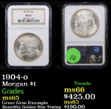 NGC 1904-o Morgan Dollar $1 Graded ms65 By NGC