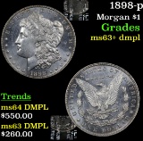 1898-p Morgan Dollar $1 Grades Select Unc+ DMPL
