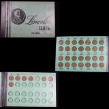 Partial Lincoln Cent Book 1948-1961 35 Coins Grades