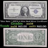 *Star Note * 1957A $1 Blue Seal Silver Certificate Grades Choice AU/BU Slider