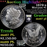 ***Auction Highlight*** 1879-s Morgan Dollar $1 Graded GEM++ PL BY USCG (fc)