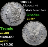 1900-s Morgan Dollar $1 Grades Choice AU/BU Slider+