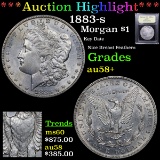 ***Auction Highlight*** 1883-s Morgan Dollar $1 Graded Choice AU/BU Slider+ By USCG (fc)