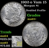 1902-o Vam 15 Morgan Dollar $1 Grades Select+ Unc