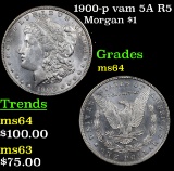 1900-p vam 5A R5 Morgan Dollar $1 Grades Choice Unc