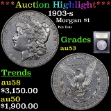 ***Auction Highlight*** 1903-s Morgan Dollar $1 Graded Select AU BY USCG (fc)