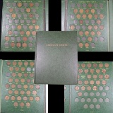 Near Complete Lincoln Cent Book 1909-1964 111 Coins Grades