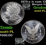 1879-s /s vam 13 Morgan Dollar $1 Grades Select Unc PL