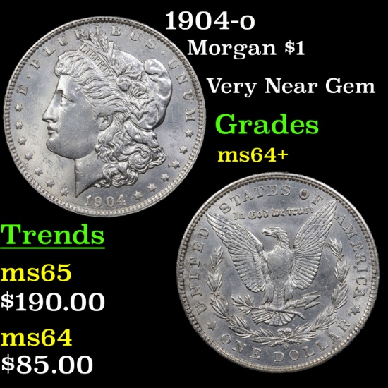 1904-o Morgan Dollar $1 Grades Choice+ Unc