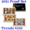 2011 United States Mint Proof Set - 14 pc set Grades