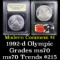 1992-d Olympics Modern Commem Dollar $1 Grades ms70, Perfection