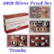 2009 United States Silver Proof Set - 18 pc set, about 1 1/2 ounces of pure silver Grades