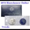 1972-s Silver Uncirculated Eisenhower Dollar in Original Packaging  