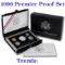 1996 United States Mint Premier Silver Proof Set in Display case 5 coins Grades