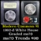 1992-d White House Modern Commem Dollar $1 Grades ms70, Perfection