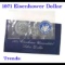1974-s Silver Uncirculated Eisenhower Dollar in Original Packaging  