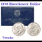 1973-s Silver Uncirculated Eisenhower Dollar in Original Packaging  