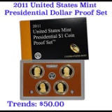 2011 United States Mint Presidential Dollar Proof Set - 4 pc set Grades