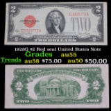 1928G $2 Red seal United States Note Grades Choice AU