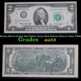 Series 1976 $2 Green Seal Dallas Green Seal Federal Reserve Note (FRN) Grades Select AU